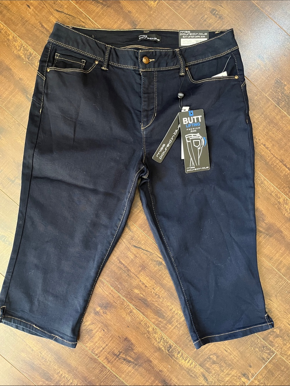 ProFashion Butt-Lifting capri Women's Jeans - Indigo